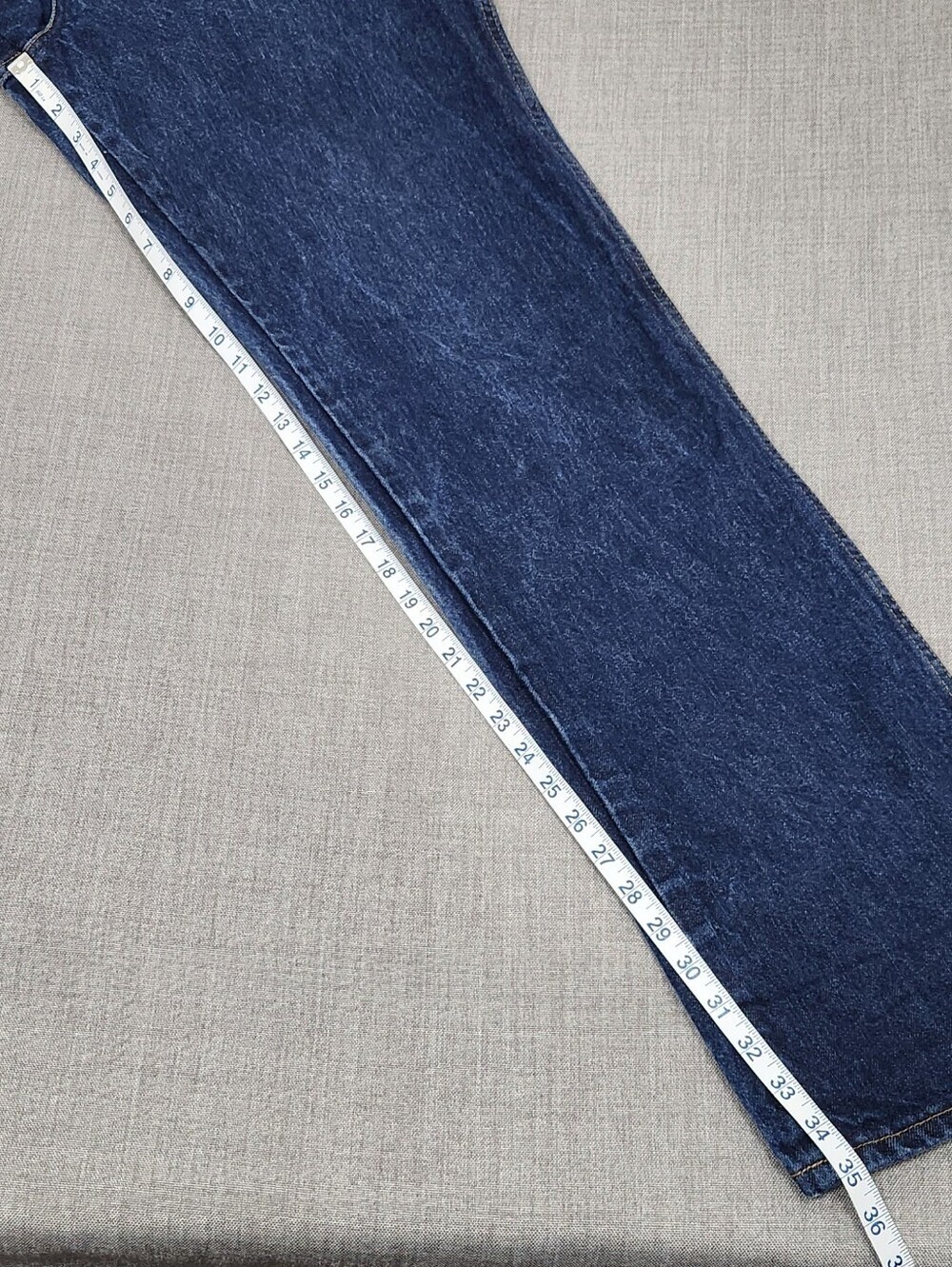 Dickies Straight Dark Wash 100% Cotton Denim Jeans. 36 × 34 - Picture 7 of 12